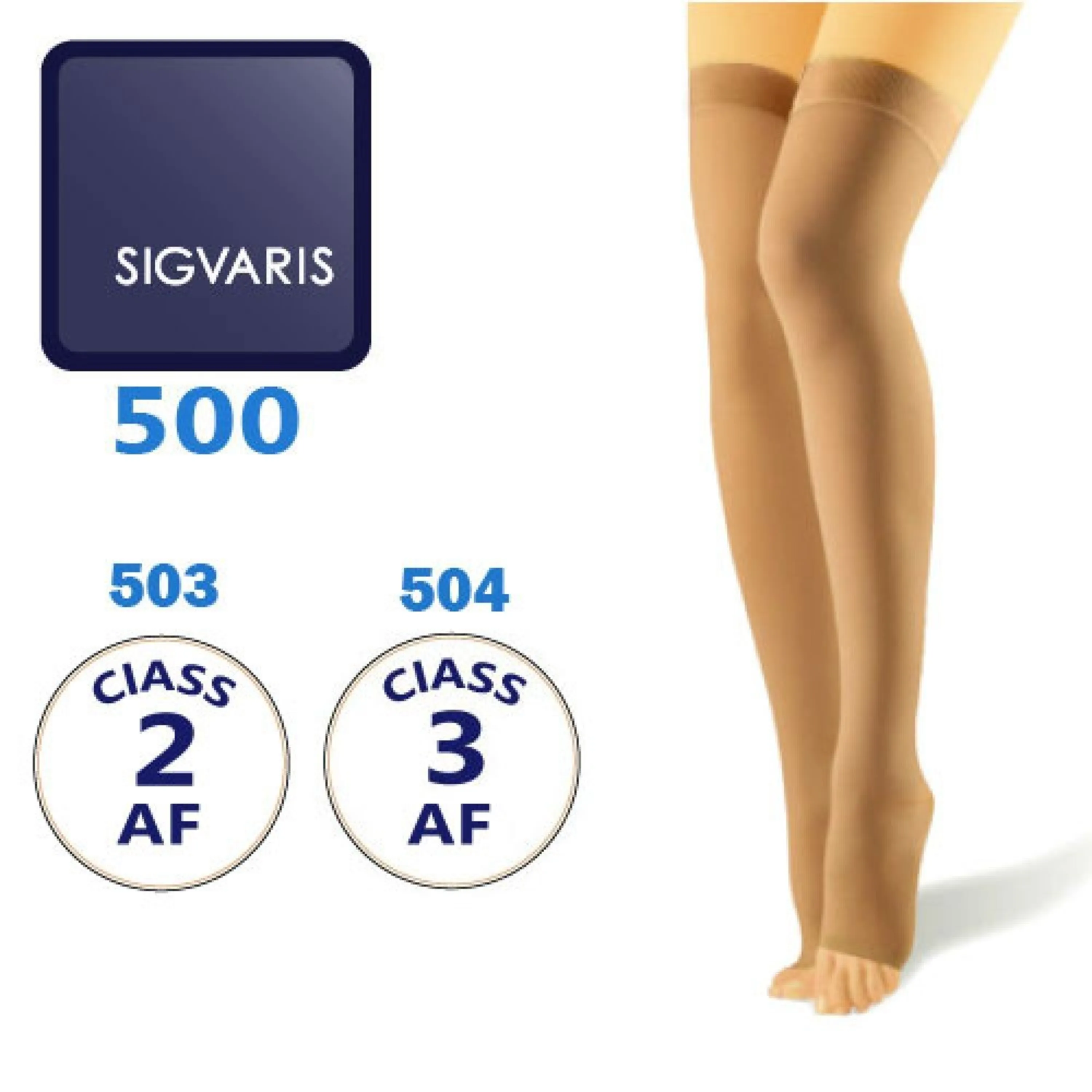 جوراب سیگواریس TRADITIONAL بالای زانو مدل SIGVARIS TRADITIONAL-503 AF جوراب سیگواریس TRADITIONAL بالای زانو مدل SIGVARIS TRADITIONAL-503 AF